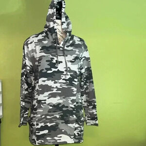 New Directions Gray Hoodie Size Medium NWOT